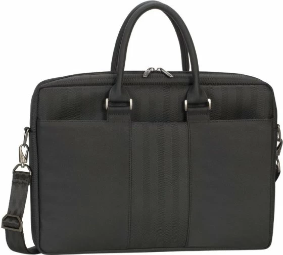 çantë biznesi për laptop RIVACASE 8135, deri 15.6", xhep për tablet 10.1", me rrip shpatulle, e zezë