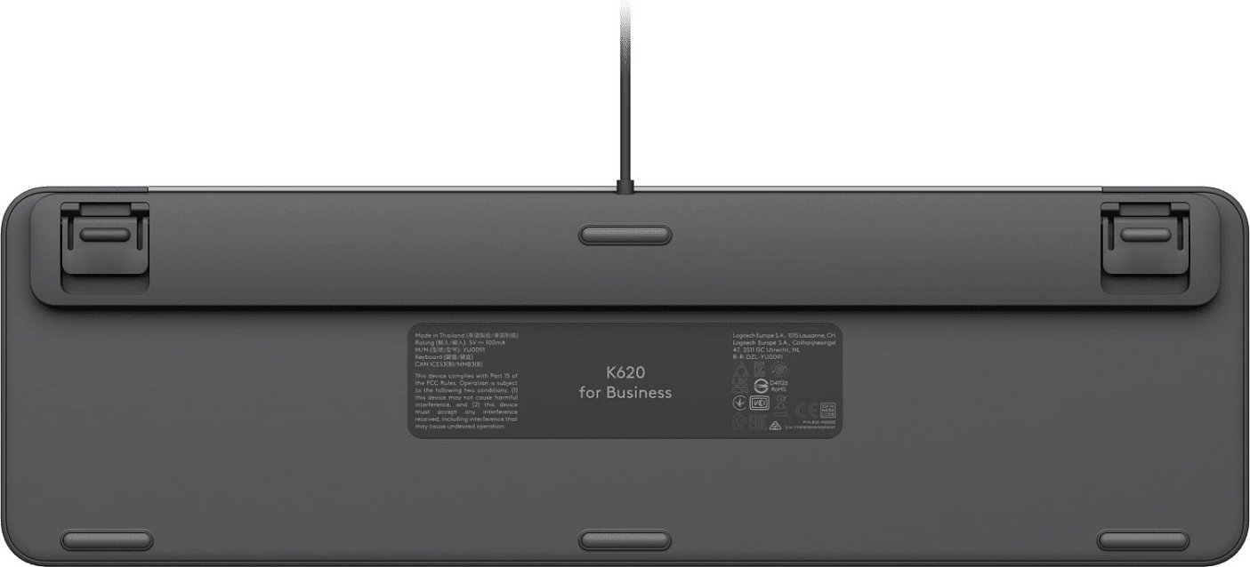 Tastierë Logitech K620, USB me kabllo, full-size QWERTZ, e zezë