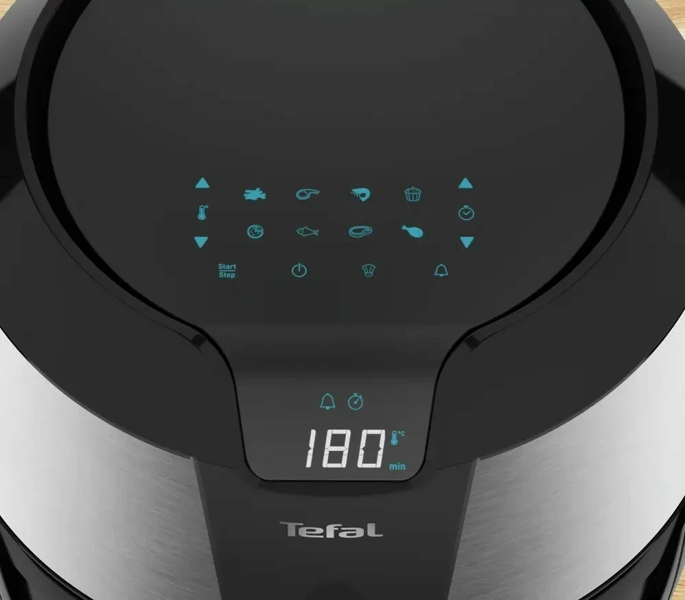 Frytkownicë Tefal Easy Fry EY701D15, 5L, e zezë-argjendtë