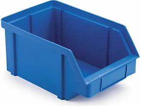 Kuti ruajtjeje plastike NoName Size 2, blu, 1 copë