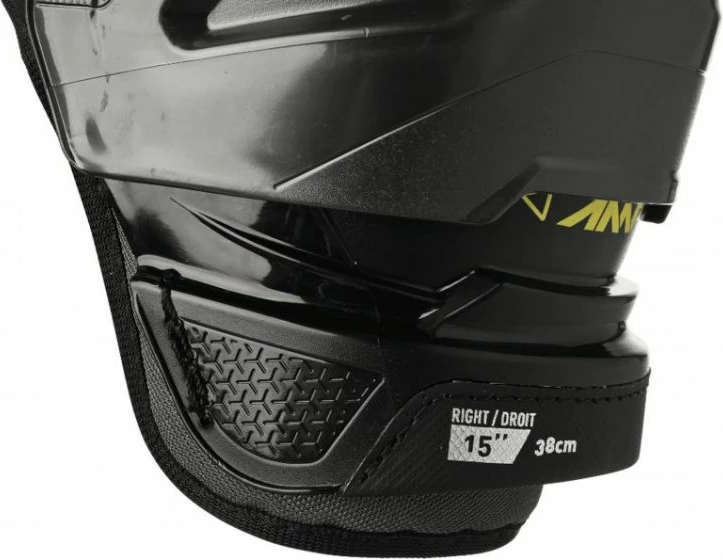 Mburoja për kërcinj hokeji Bauer për meshkuj/femra, e zezë/verdhe