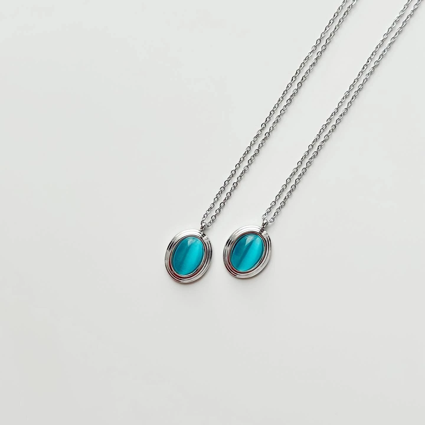Vathë çeliku Jumeon, ngjyrë turquoise dhe argjendi