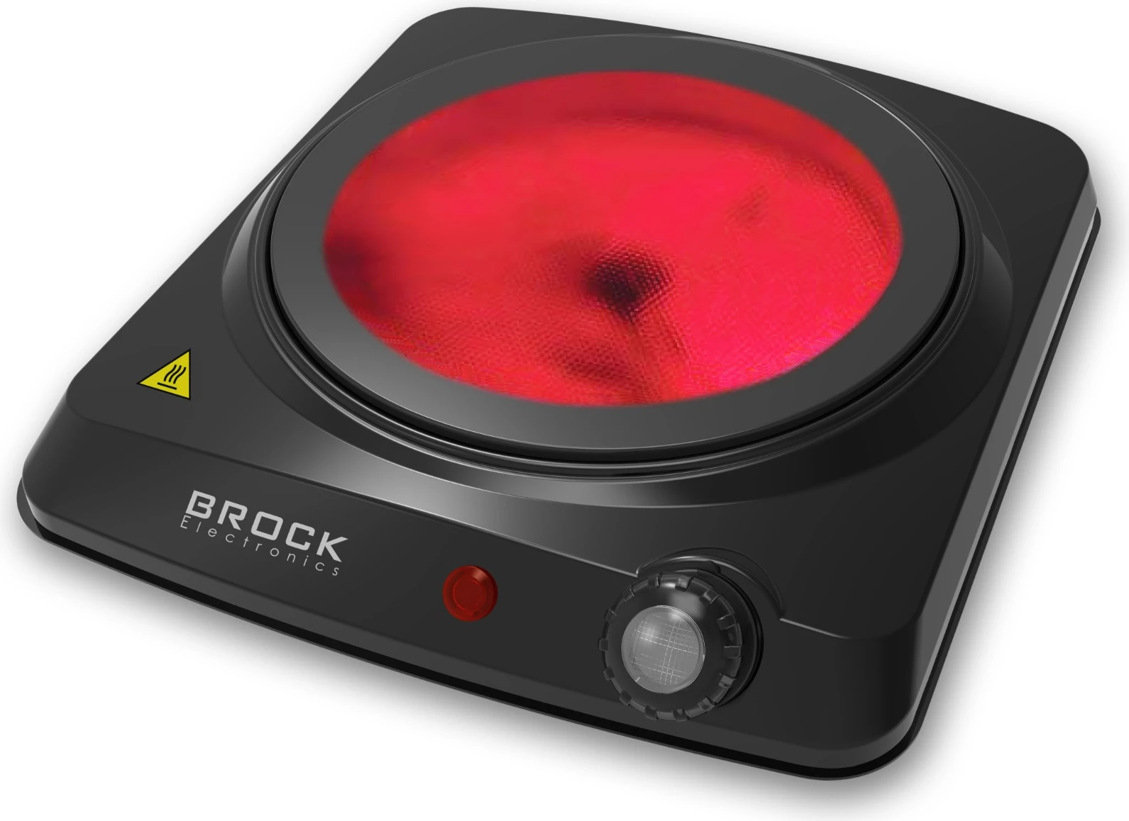 Plakë gatimi me infra të kuqe Brock HPI 3001 BK, 1200W, Ø 17.7cm, e zezë