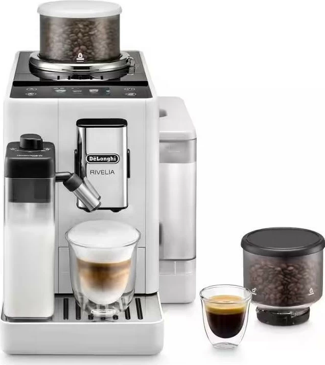 Makinë kafeje De'Longhi Rivelia EXAM 440.55, automatike, 19 bar, LatteCrema Hot, e bardhë