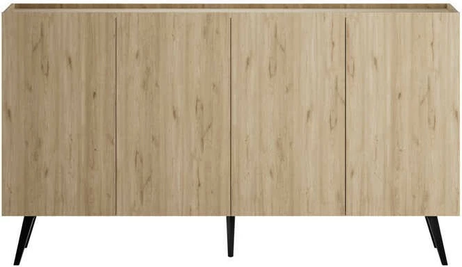 Konsolë Hanah Home, Kns-740-Ff-2, ngjyrë lisi