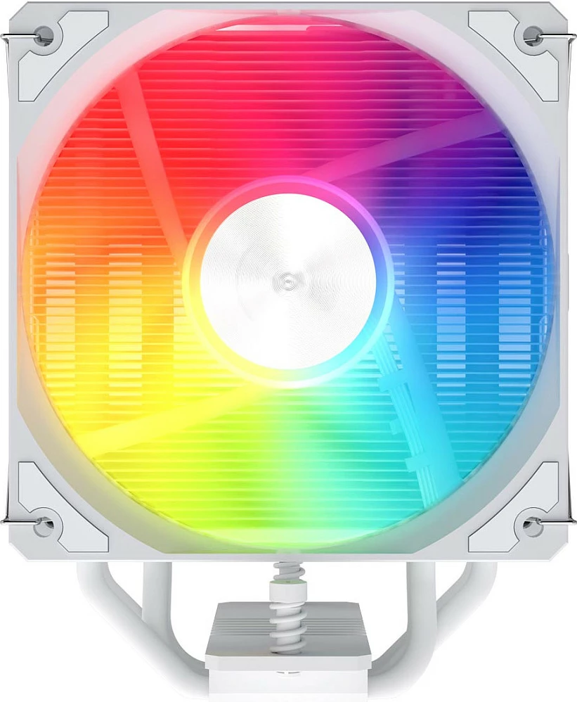 Ftohës procesori FSP NP5-WA, Air cooler, 120mm RGB, AM5/AM4 LGA1851/1700/1200, i bardhë