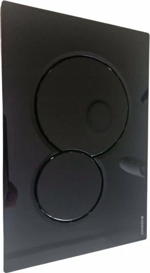 Buton shkarkimi Geberit Sigma20 Start.CZ.Mat-CZ-CZ.Mat, 24.6x16.4 cm, plastikë, i zi mat