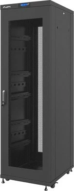 Kasë rack Lanberg FF01-6837-23BL, 37U, 600x800 mm, me LCD, e zezë