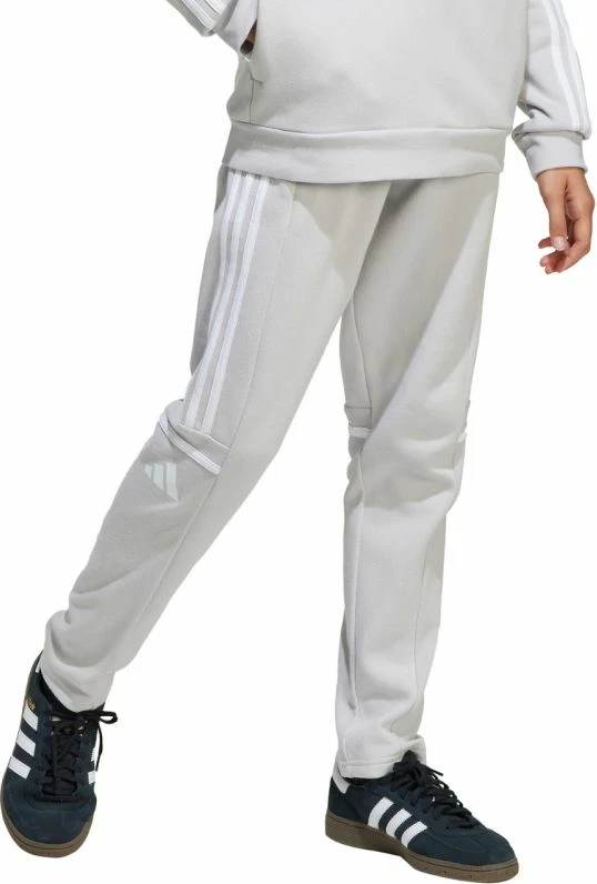 Pantallona sportive për fëmijë adidas, të hirtë