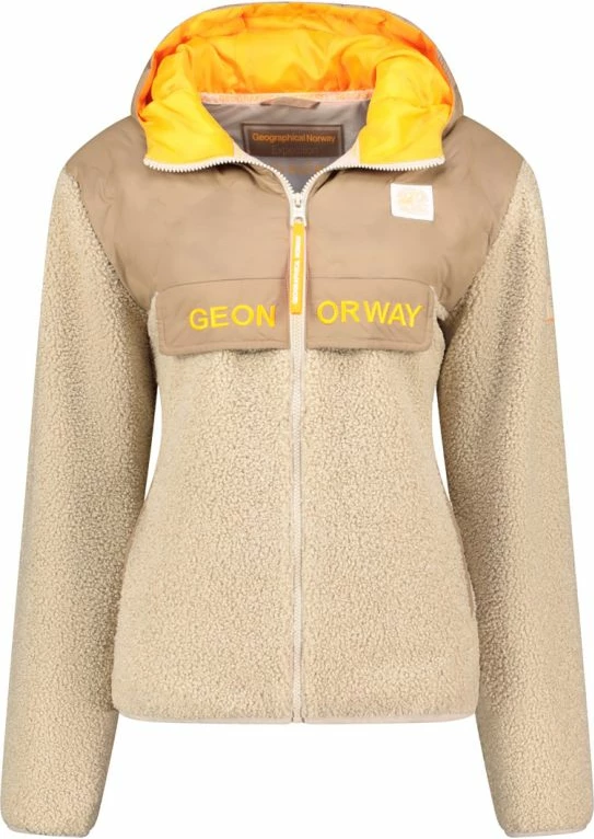 Fleece për femra Geographical Norway Techic Fz, bezhë