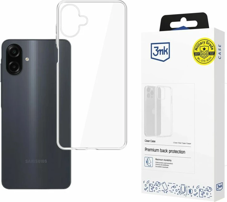 Kover për Samsung Galaxy A07 4G 3mk Clear Case, transparent