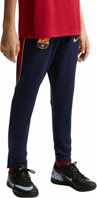 Pantallona sportive për fëmijë Nike FC Barcelona Strike II2809 498, të kaltërta
