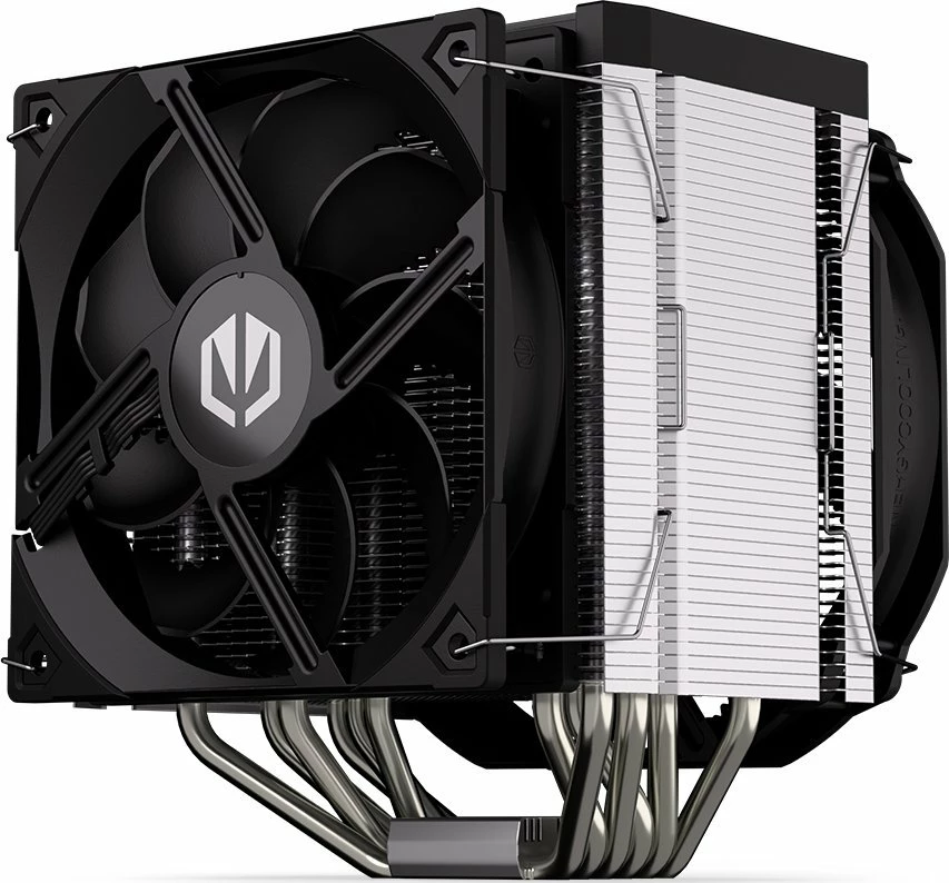 Ftohës procesori Endorfy Fortis 5 Dual Fan EY3A009, 2x fan 120/140mm PWM, TDP 220W, argjendtë/zezë