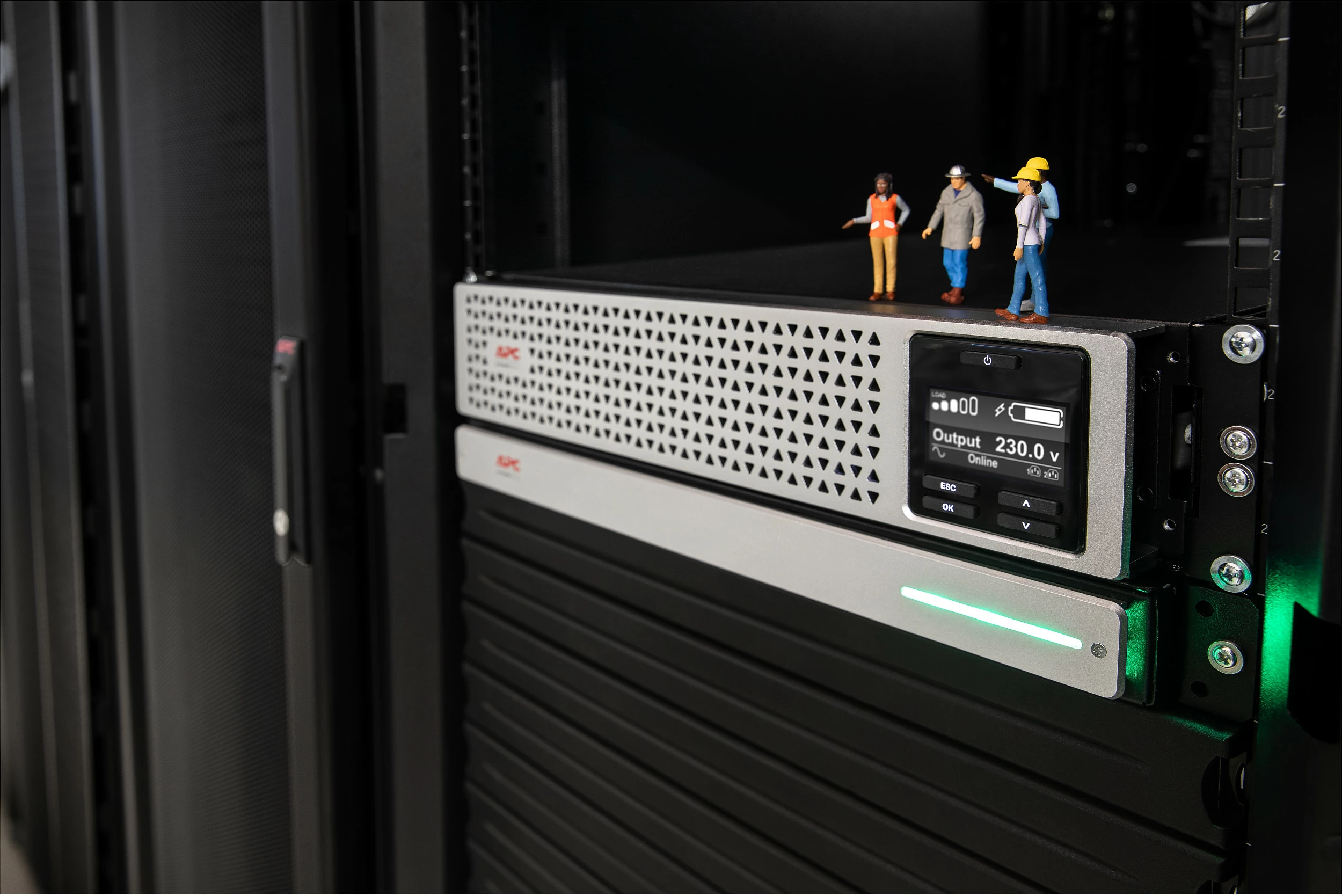UPS APC Smart-UPS On-Line 1000VA 3U rack, 900W, 230V, 8x C13, Li-Ion, e zezë/gri