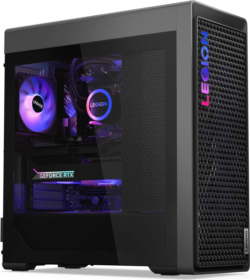Kasë Lenovo Legion T7 34IAS10, Intel Core Ultra 9 285K, 64 GB RAM DDR5, 2 TB SSD, NVIDIA RTX 5070 Ti, Gri