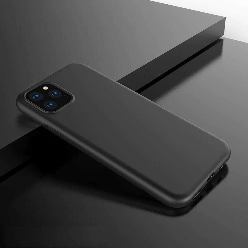 Mbështjellës Hurtel për iPhone 11, TPU gel, i zi