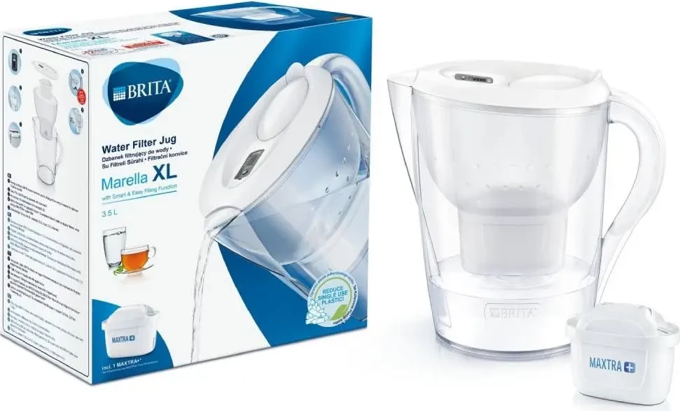 Bokall për filtrim të ujit Brita Marella Xl Pro White
