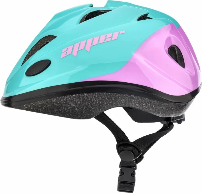 Helmetë biçiklete për fëmijë Meteor, mint/rozë