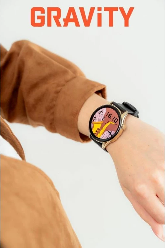 Smartwatch Gravity GT11-1, rrip i artë + byzylyk