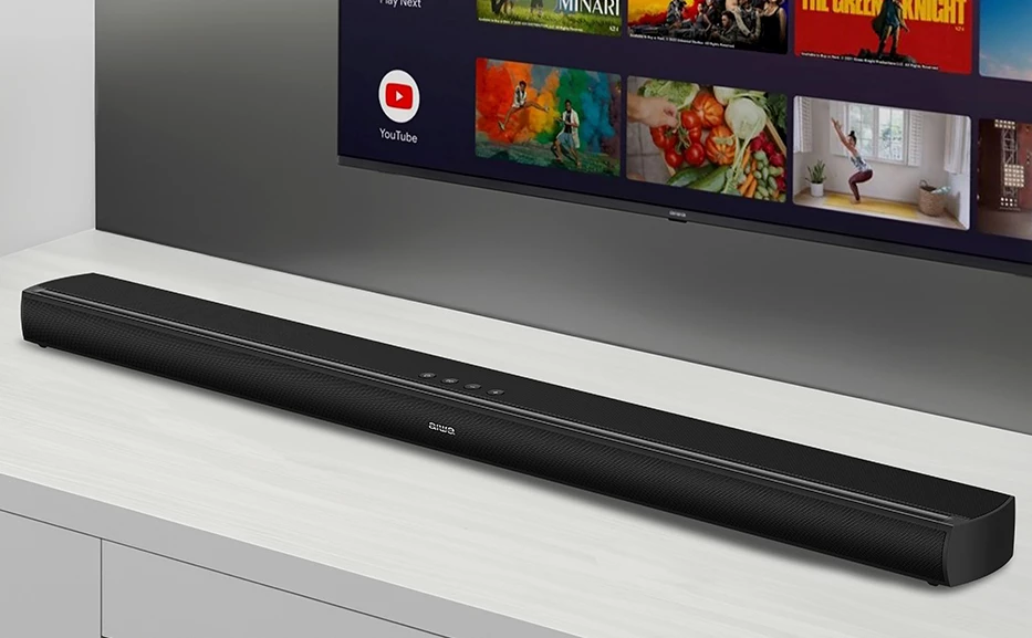 Soundbar Altoparlant Aiwa HE-950BT 2.0, 60 W RMS, Bluetooth 5.3, HDMI ARC, i zi, set me telekomandë