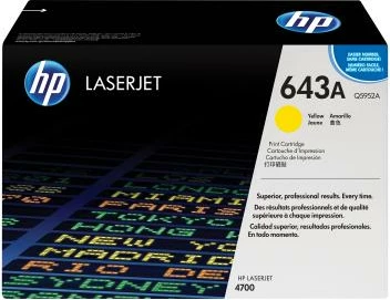 Toner, HP 643A (Q5952A), ColorSphere, rendiment 9.800–23.700 faqe, për LaserJet 4700, e verdhë
