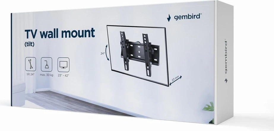 Mbajtëse për TV Gembird, e zezë