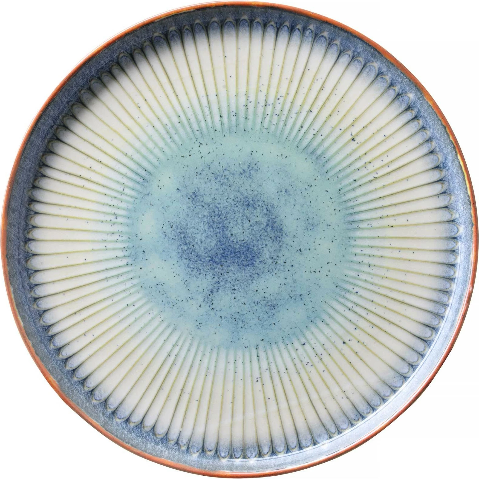 Pjatë me buzë të lartë Fine Dine Galaxy 290 mm blu, set 6 copë