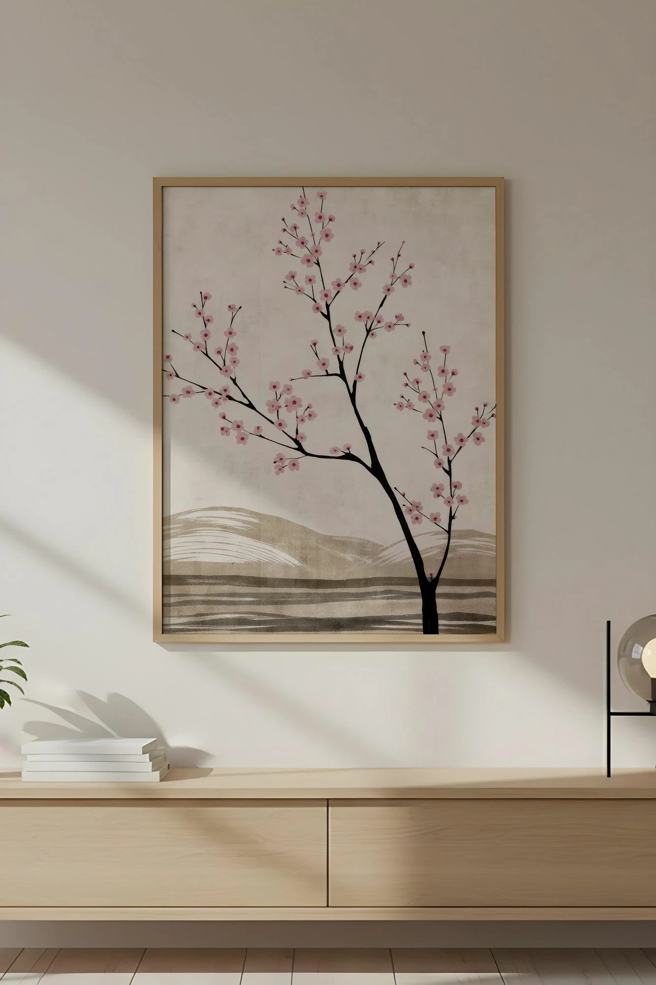 Pikturë dekorative me kornizë, MDF, Wallity, Huhu741, 20x30cm