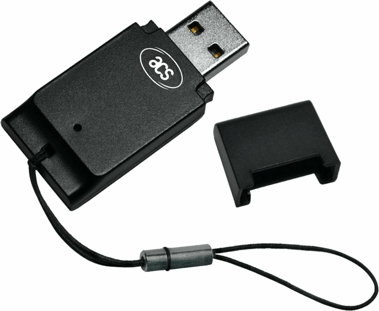 Lexues karte smart ACS ACR39T-A1 USB, i pajtueshëm PC/SC & CCID, i zi