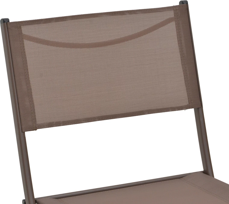 Karrige palosëse Jeve, metal champagne, textilene, 46x51x81cm, set prej 4 copash