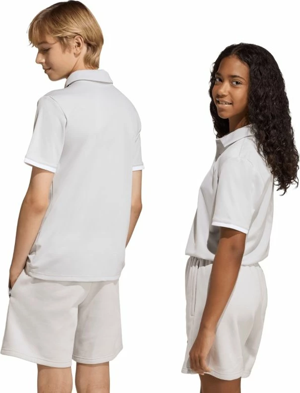 Maicë polo për fëmijë adidas Entrada 26, gri e çelët