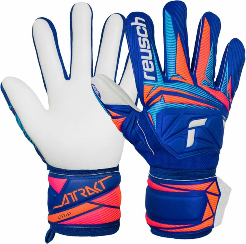 Doreza portieri Reusch Attrakt Grip 5670815 4126, blu [Madhësia: 9.5]