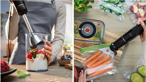 Blender dore Bosch ErgoMaster Serie 4 MSM4B6V2, set me vakum, zi/gri