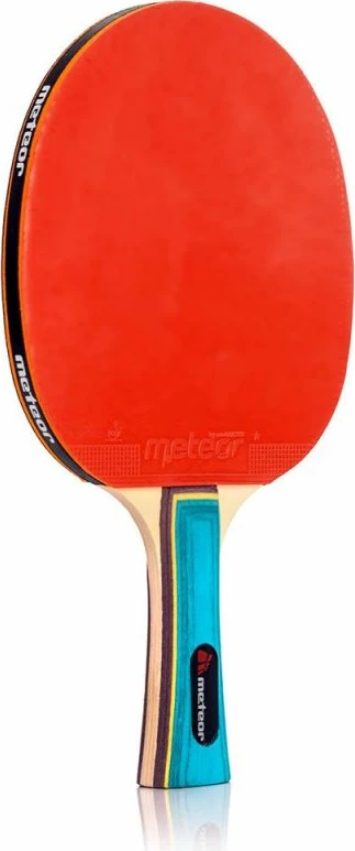 Raketë për tenis tavoline Meteor Zephyr, për meshkuj dhe femra, e kuqe [Madhësia: Standarde]