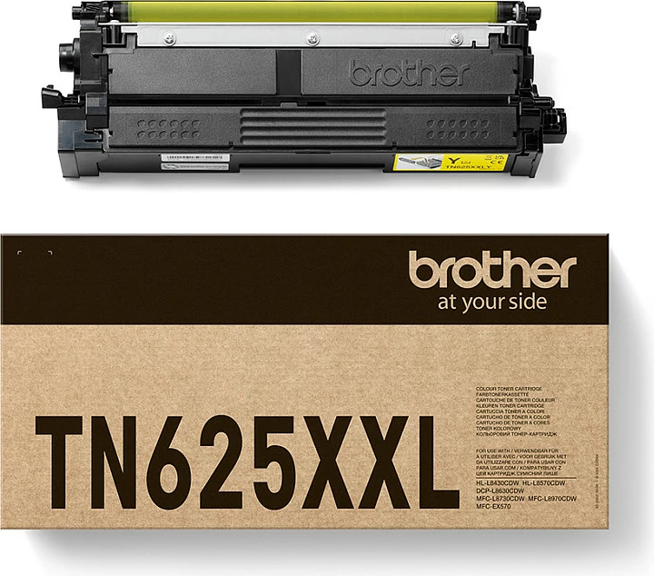 Toner Brother TN-625XXLY, Extra High Yield, 6500 faqe, e verdhë