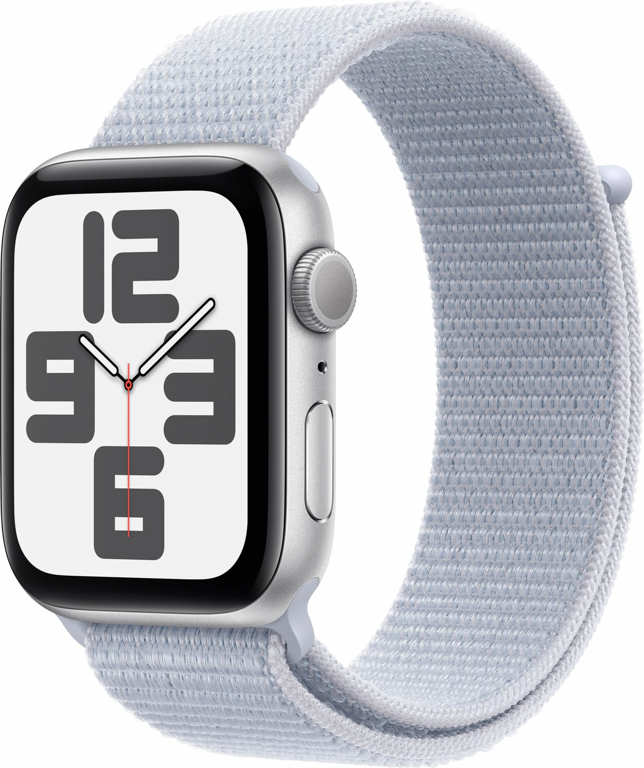 Smartwatch Apple Watch SE GPS 44mm, 32 GB, Ngjyrë Argjendi, Brez Blu