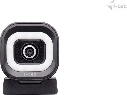 Webcam i-tec SOLOMON 700 STREAM, 4K, Ring Light, 60fps, 8.29MP, e zezë