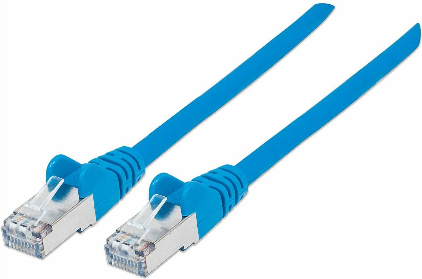 Kabllo rrjeti Intellinet Cat7, RJ45, 0.25m, 10GbE, S/FTP, LSZH, blu