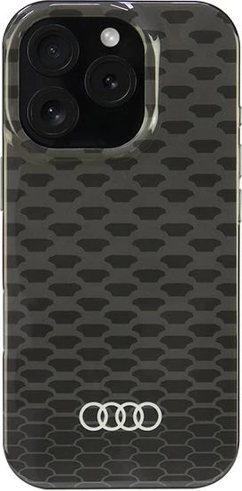 Mbështjellës Audi IML Stitching Pattern MagSafe për iPhone 16 Pro 6.3", zi