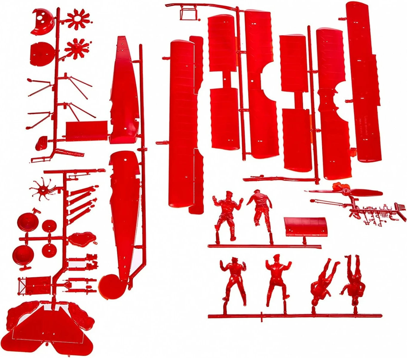 Model plastik Revell Fokker Dr.I, 1:28, 66 pjesë, Kuq