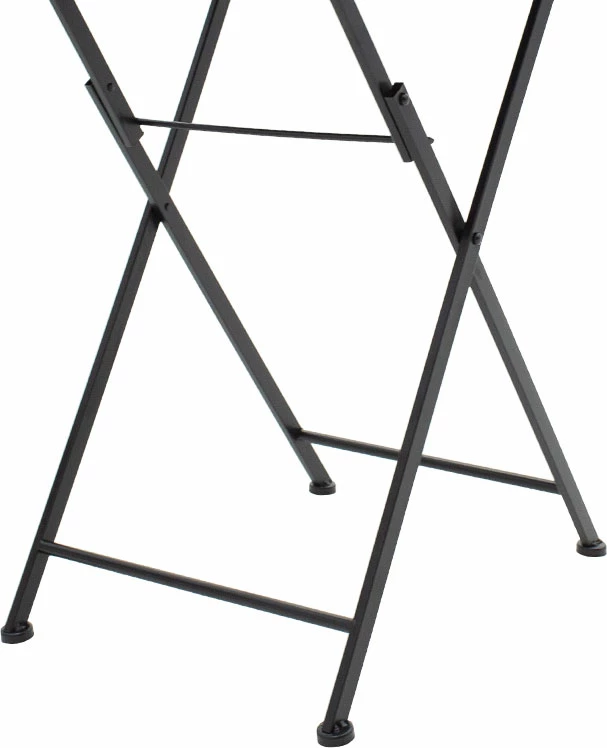 Tavolinë me karrige 3 copë Walen metal i zi