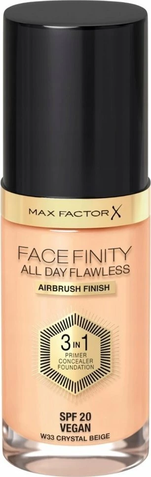 Fondatinë Max Factor Facefinity All Day Flawless 3in1 W33 30ml, Crystal Beige