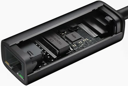 adapter rrjeti AUKEY CB-A30 USB-C në Gigabit Ethernet 1 Gb/s, USB 3.0 Type-C, LED tregues, kasë alumini