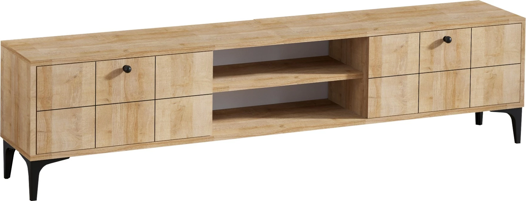 Komodë TV Hanah Home, Hera, ngjyrë lisi