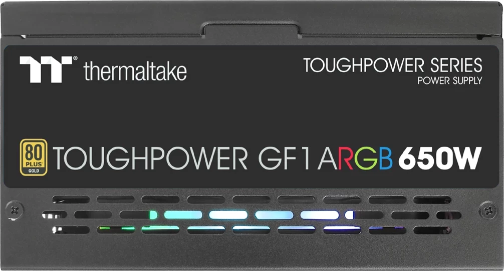 Kasë Thermaltake Toughpower GF1 Gold ARGB 650W, modular, 80 PLUS Gold, me dritë ARGB