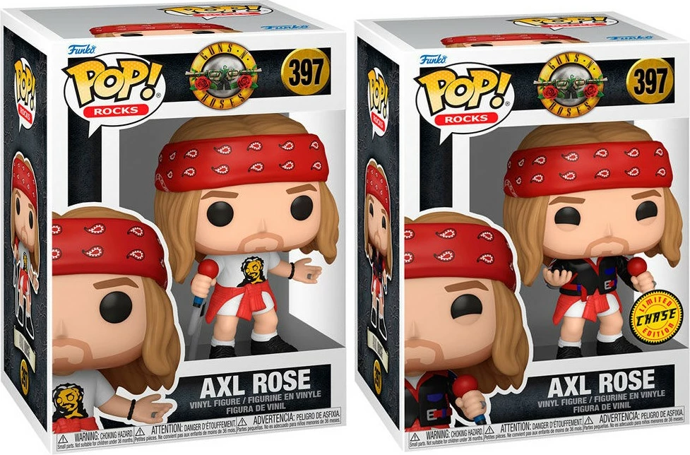 Figurinë vinili Funko POP! Rocks Guns N' Roses Axl Rose (1992) me Chase