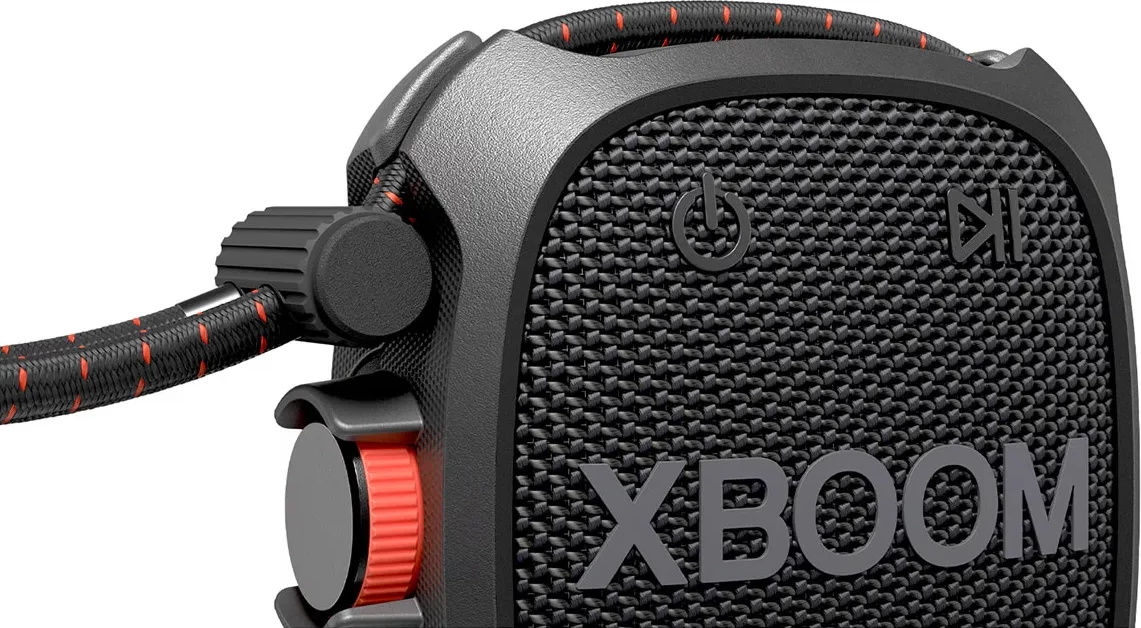 Altoparlant portativ wireless, LG XBOOM XG2T, Bluetooth 5.3, 5W, IP67, 10 orë bateri, i zi