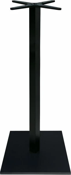 Bazë tavoline metalike, ngjyrë e zezë, 45x45x108cm