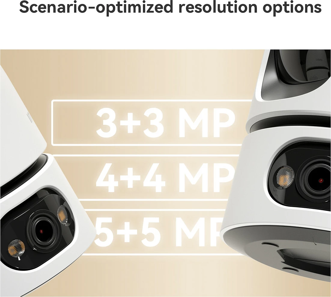 Kamerë sigurie IP Imou Ranger Dual Pro 6MP, Wi‑Fi 6, PTZ 360°, MicroSD, e bardhë
