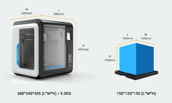 Printer 3D Flashforge Adventurer 3, 150x150x150 mm, i zi